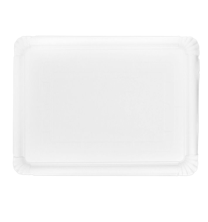 Paper Tray Rectangular shape White 34x42 cm (50 Units) 