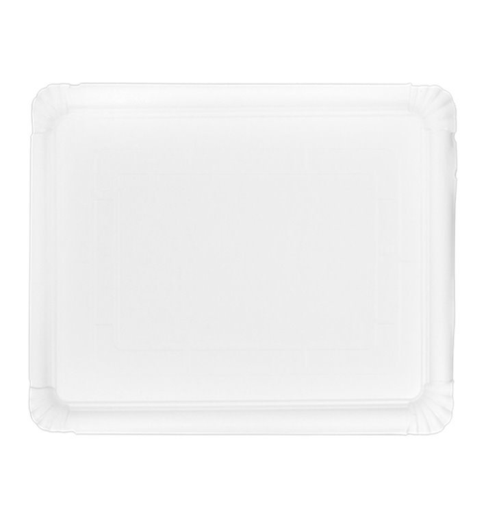 Paper Tray Rectangular shape White 31x38 cm (50 Units) 
