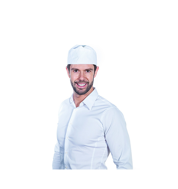 Cap with Mesh Cotton White (1 Unit)