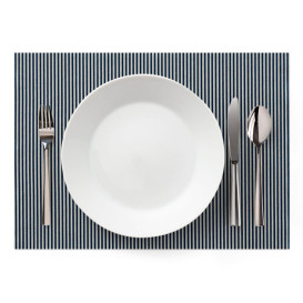 Cotton Placemat "Day Drap" Blue Line 32x45cm (72 Units)