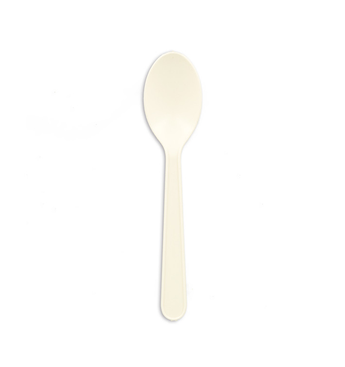 Cornstarch Teaspoon White PLA 12,5cm (50 Units) 