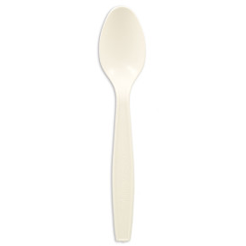 Cornstarch Spoon PLA White 16cm (1500 Uds)