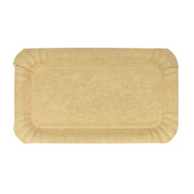 Paper Tray Rectangular shape Kraft 10x16 cm (100 Units)  