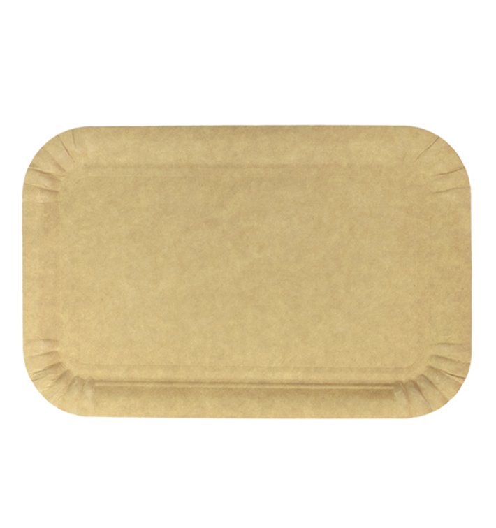 Paper Tray Rectangular shape Kraft 12x19 cm (100 Units)  