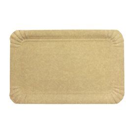 Paper Tray Rectangular shape Kraft 14x21 cm (100 Units)  