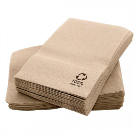 Paper Napkins Miniservis Eco Kraft 17x17cm (200 Units)  