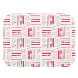 Paper Lid for Foil Pan "3 Cannelloni" 360ml (500 Units)