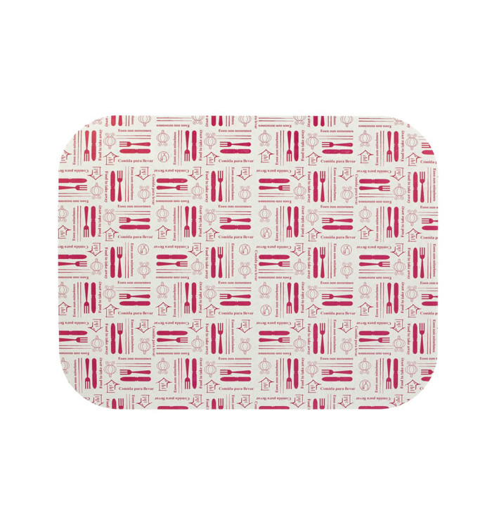 Paper Lid for Foil Pan "12 Cannelloni" 1180ml (100 Units)  