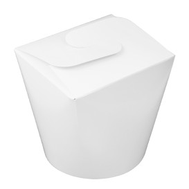 Paper Take-out Container White 800ml (50 Units) 