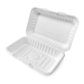 Plastic Container Heat Sealable Translucent 1200ml 19,2x13,7x7,0cm (140 Units)  