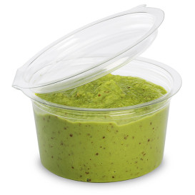 Plastic Container APET Round shape Transparente 80ml Ø7cm (450 Units)