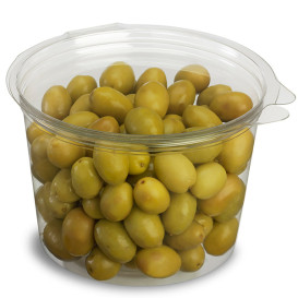 Plastic Container APET Round shape Transparente 750ml Ø15cm (20 Units)