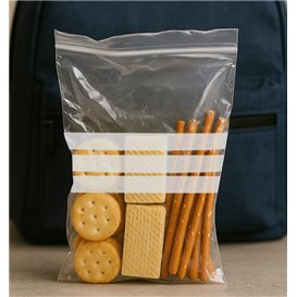 Plastic Zip Bag Autoseal Write-On Block 16x22cm G-160 (1000 Units)