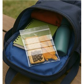 Plastic Zip Bag Seal top Write-On Block 10x15cm G-200 (1000 Units)