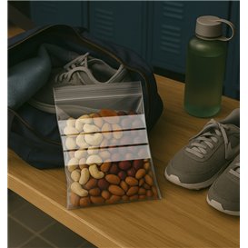 Plastic Zip Bag Seal top Write-On Block 16x22cm G-200 (1000 Units)