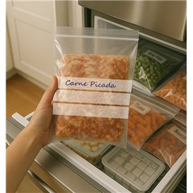 Plastic Zip Bag Seal top Write-On Block 18x25cm G-200 (100 Units)  