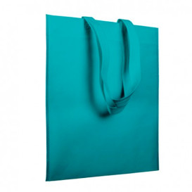 Non-Woven Bag with Short Handles Aquamarine 38x42cm (25 Units)