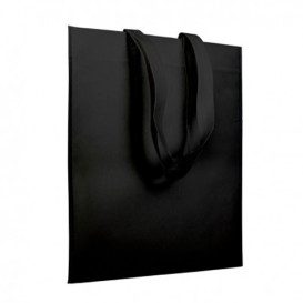 Non-Woven Bag with Short Handles Black 38x42cm (25 Units)
