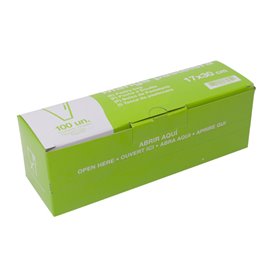 Non-Woven PREMIUM Foldable Foldable Bag with Short Handles Black 35+20x40cm (25 Units)