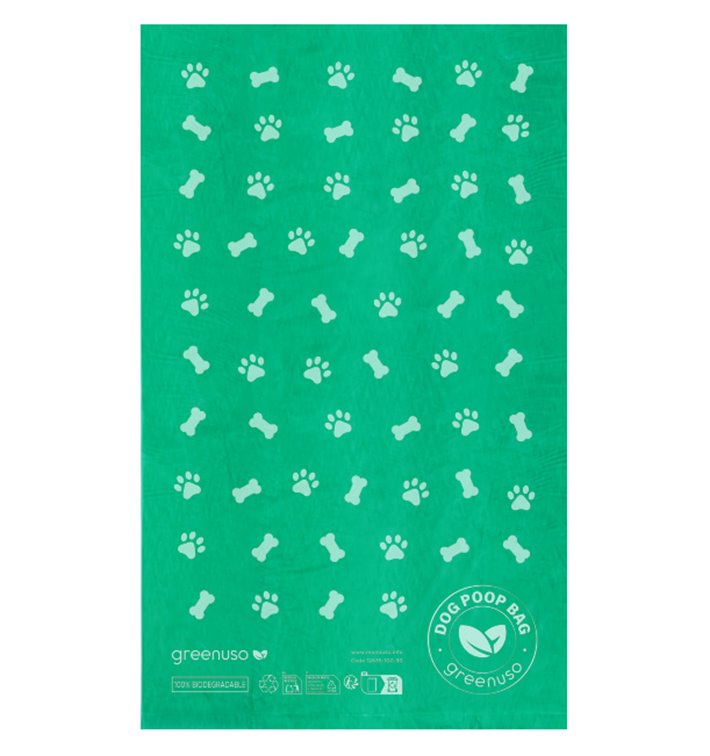 Plastic bag for dog droppings 100% bio 20x33cm (3000 units)