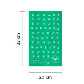 Plastic bag for dog droppings 100% bio 20x33cm (3000 units)