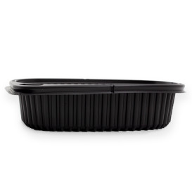 Plastic Container PP Rectangular Shape 600ml 19x14x4,8cm (480 Units)