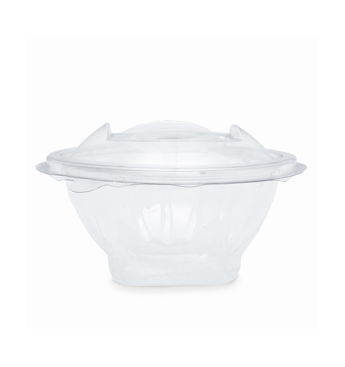 Plastic Salad Bowl APET Round shape Transparente 150ml Ø12cm (21 Units) 