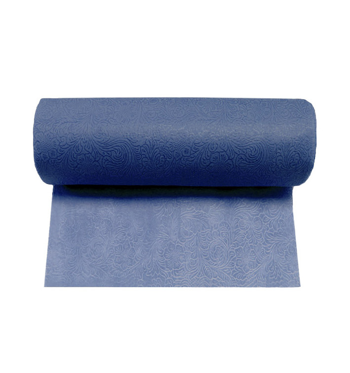 Non-Woven PLUS Tablecloth Roll Blue 1,2x45m P40cm (1 Unit) 