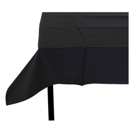 Pre-Cut Paper Tablecloth Black 40g 1,2x1,2m (300 Units)  