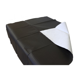 Pre-Cut Paper Tablecloth Black 40g 1,2x1,2m (300 Units)  