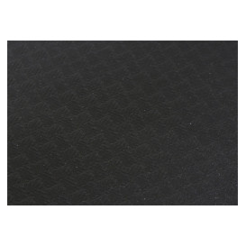 Pre-Cut Paper Tablecloth Black 40g 1,2x1,2m (300 Units)  