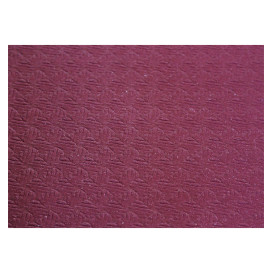 Pre-Cut Paper Tablecloth Burgundy 40g 1,2x1,2m (300 Units)  