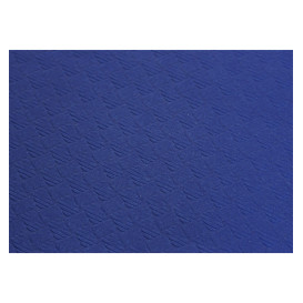 Pre-Cut Paper Tablecloth Blue 40g 1,2x1,2m (300 Units)  