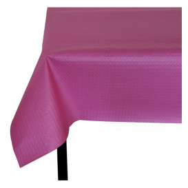 Pre-Cut Paper Tablecloth Fuchsia 40g 1,2x1,2m (300 Units)  