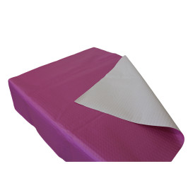 Pre-Cut Paper Tablecloth Fuchsia 40g 1,2x1,2m (300 Units)  