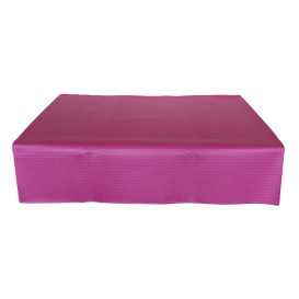 Pre-Cut Paper Tablecloth Fuchsia 40g 1,2x1,2m (300 Units)  