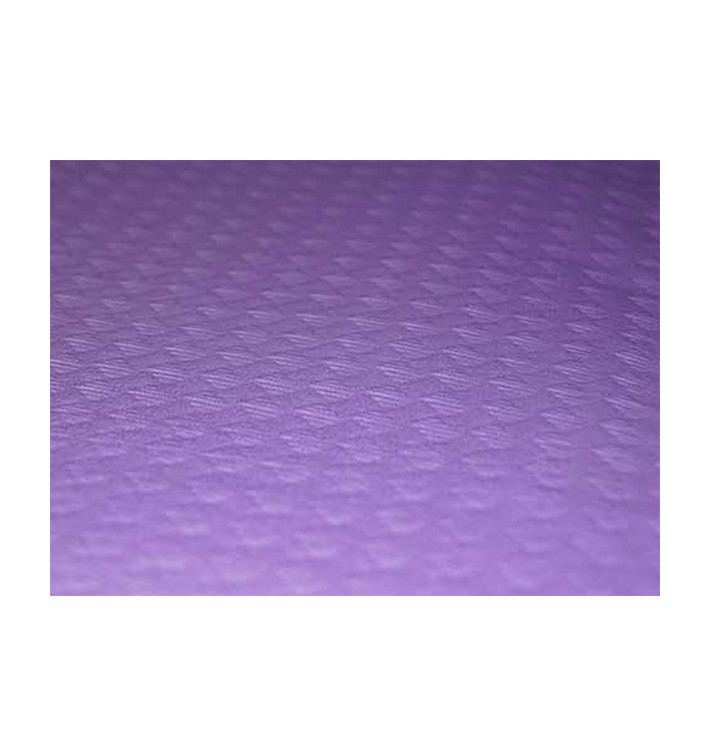 Pre-Cut Paper Tablecloth Lilac 40g 1,2x1,2m (300 Units)  