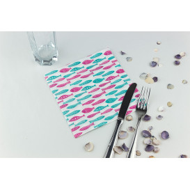 Paper Napkin Double Point "Fish" 40x40cm (600 Units) 