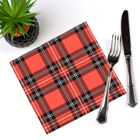 Paper Napkin Double Point "Glasgow" 40x40cm (50 Units) 
