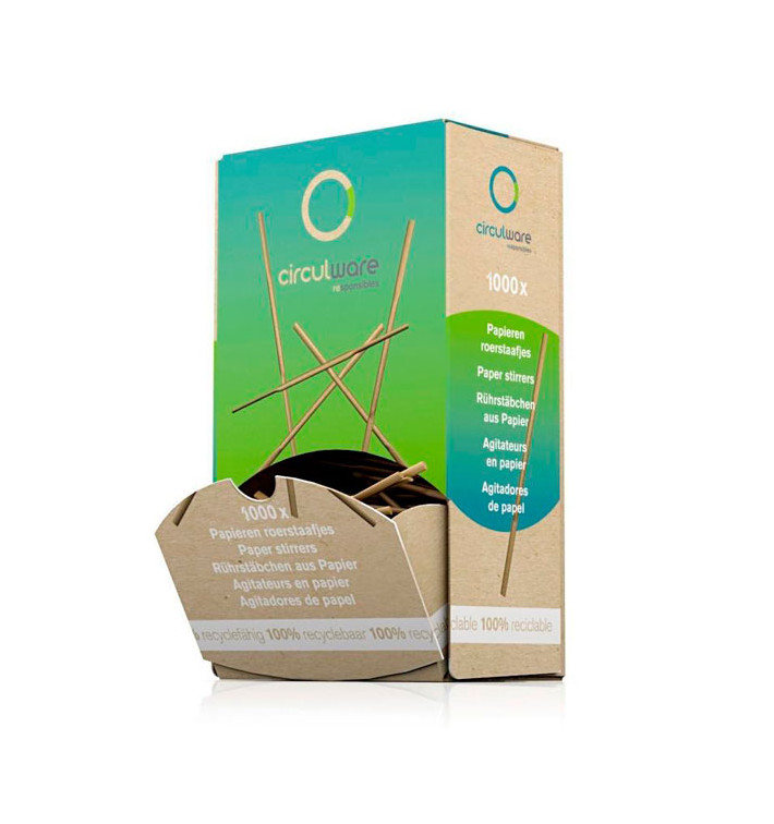 Paper Coffee Stirrer 14cm (7000 Units) 