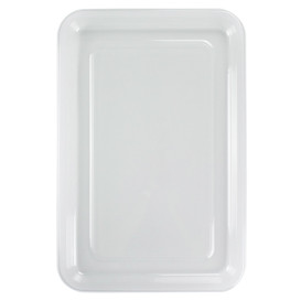 Plastic Tray RPET Transparent 35x24cm (50 Units) 