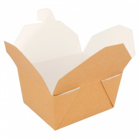 Paper Take-out Container "American" Natural 19,7x14x9cm 2880ml (160 Units) 