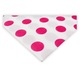 Paper Napkin Double Point "Polkadots Fuchsia" 40x40cm (600 Units) 