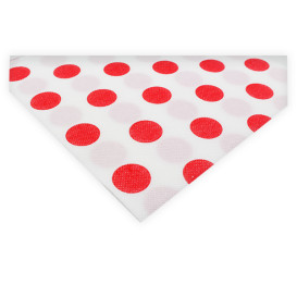 Paper Napkin Double Point "Polkadots Red" 40x40cm (50 Units) 