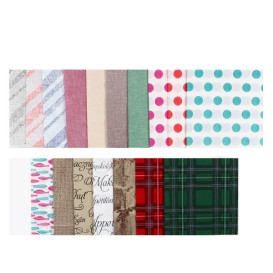 Paper Napkin Double Point "Polkadots Red" 40x40cm (50 Units) 