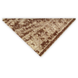 Paper Napkin Double Point "Wood" Kraft 40x40cm (600 Units) 