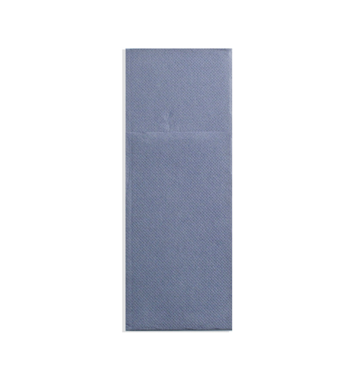 Pocket Fold Paper Napkins Cow Boys Blue 30x40cm (1200 Units) 