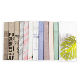 Pocket Fold Paper Napkins Burlap 40x40cm (30 Units) 