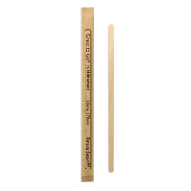 Wooden Coffee Stirrer Wrapped 17,8cm (1000 Units) 