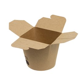 Paper Take-Out Container 100% ECO Kraft 26Oz/780ml (50 Units)